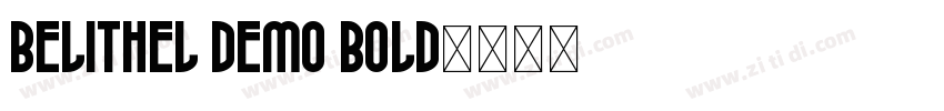 Belithel Demo Bold字体转换